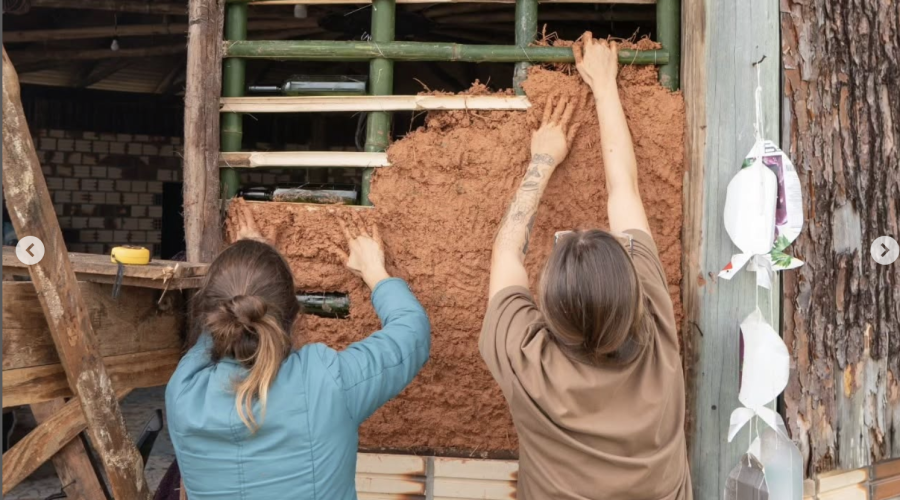 Bioconstrução em Ibiraquera